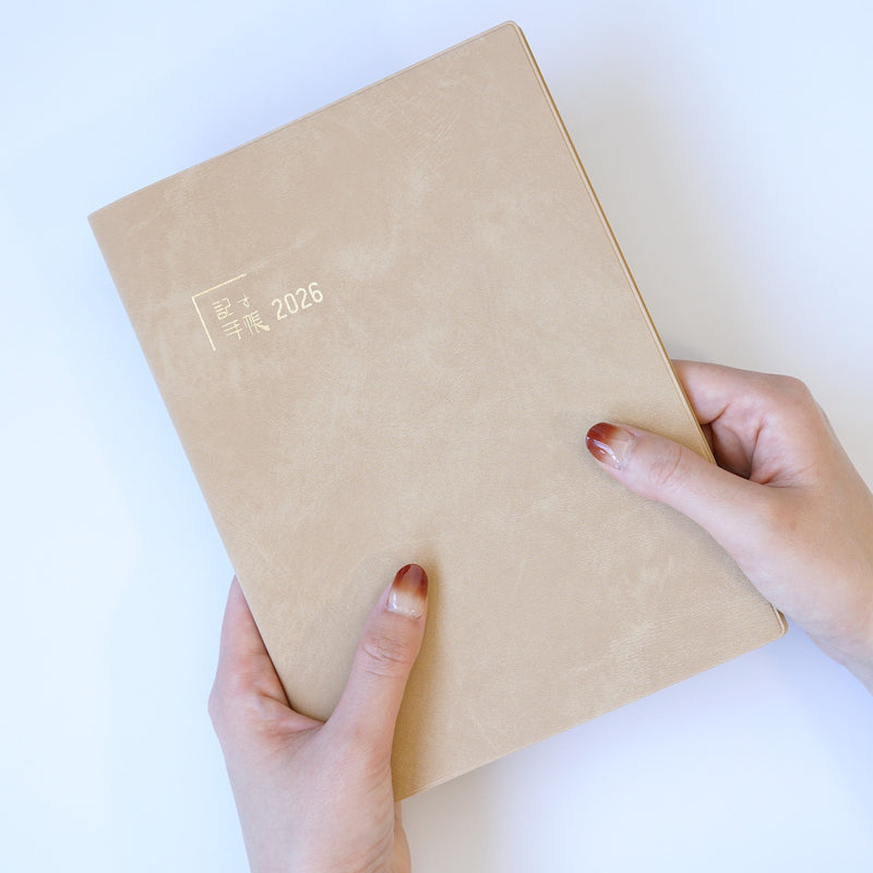 〈80P〉2026年版記す手帳 A5/薄型(26SHI-A5N-80・26SHI-A5B-80)