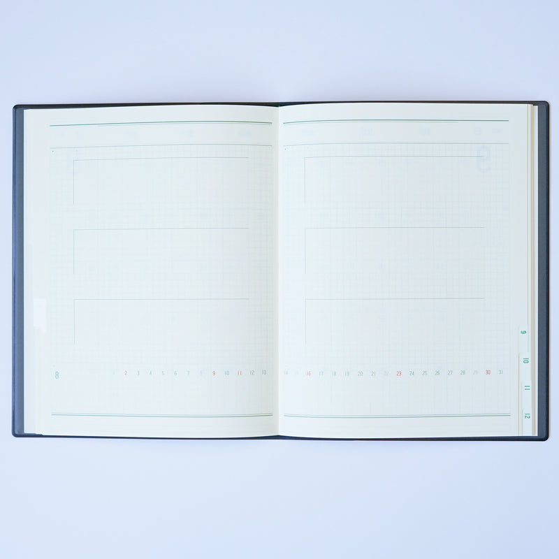 〈80P〉2026年版記す手帳 B6変形/薄型(26SHI-B6N-80・26SHI-B6B-80)